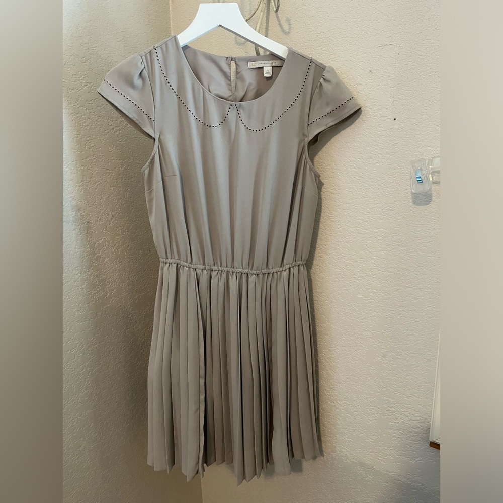LC Lauren Conrad Dove Grey Dress